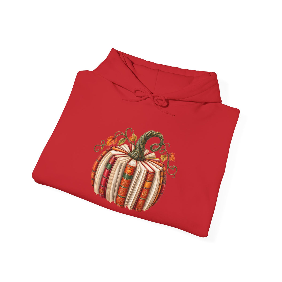 Book Lover Pumpkin Hoodie – Cozy Fall Pumpkin Sweatshirt for Autumn Decor
