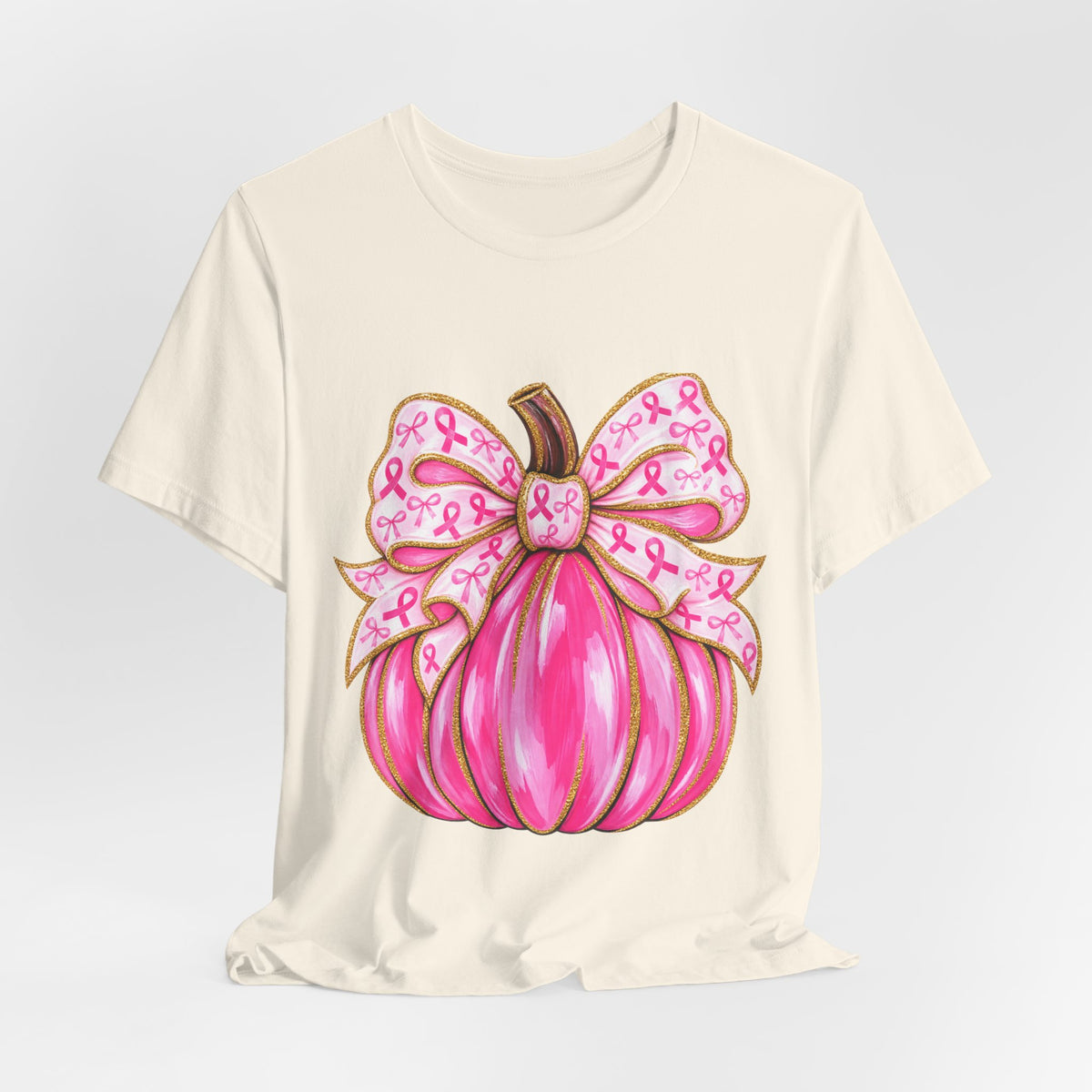 Breast Cancer Awareness Pink Pumpkin Tee