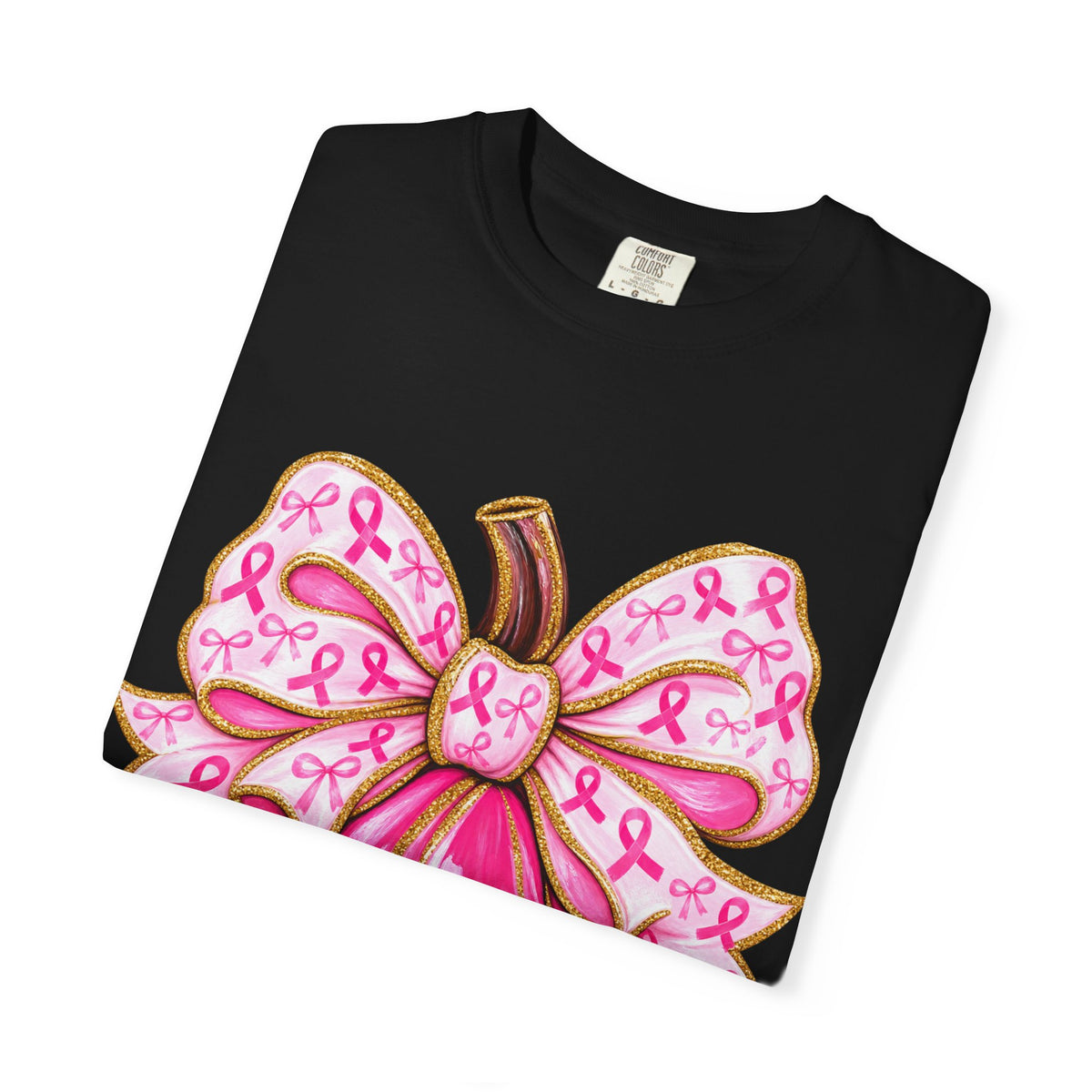 Pink Ribbon Pumpkin T-Shirt — Breast Cancer Awareness Tee