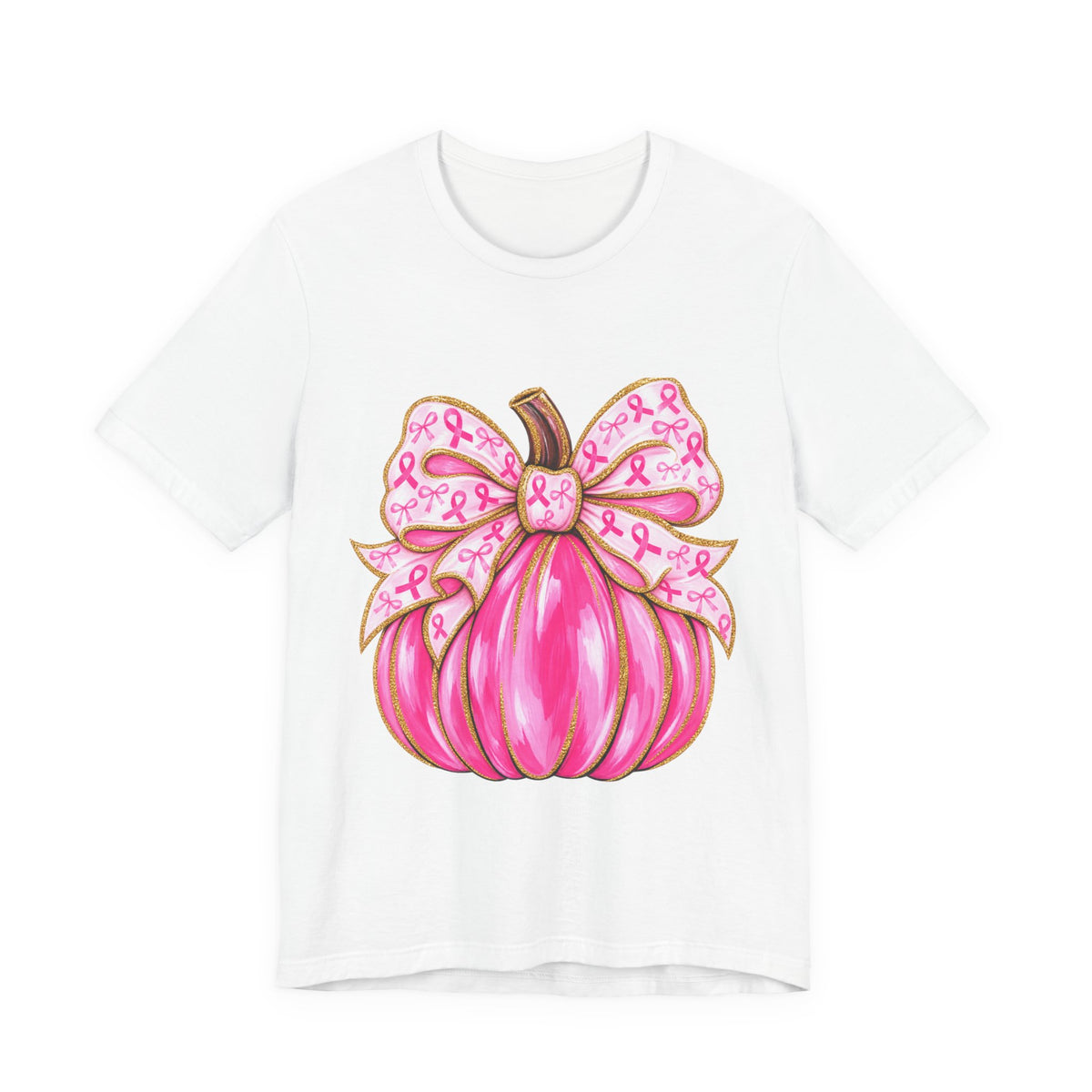Breast Cancer Awareness Pink Pumpkin Tee