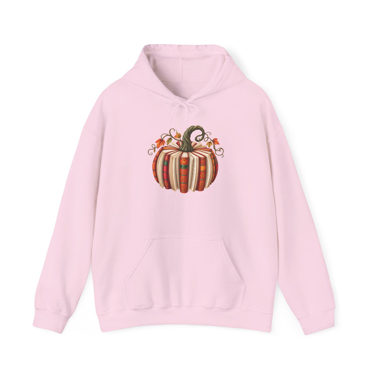 Book Lover Pumpkin Hoodie – Cozy Fall Pumpkin Sweatshirt for Autumn Decor