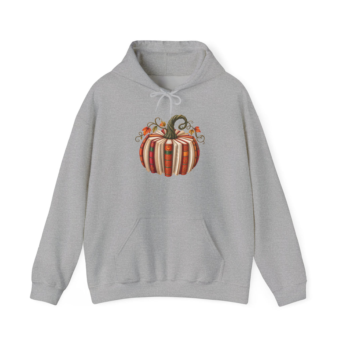 Book Lover Pumpkin Hoodie – Cozy Fall Pumpkin Sweatshirt for Autumn Decor