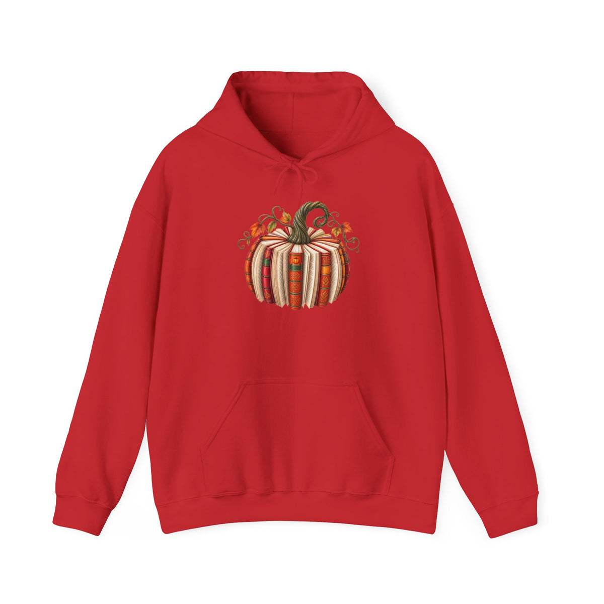 Book Lover Pumpkin Hoodie – Cozy Fall Pumpkin Sweatshirt for Autumn Decor