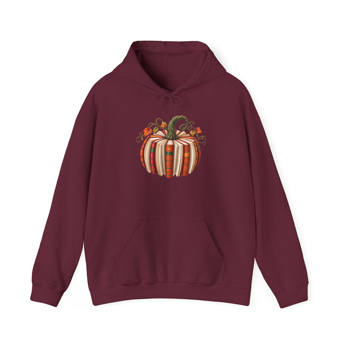 Book Lover Pumpkin Hoodie – Cozy Fall Pumpkin Sweatshirt for Autumn Decor