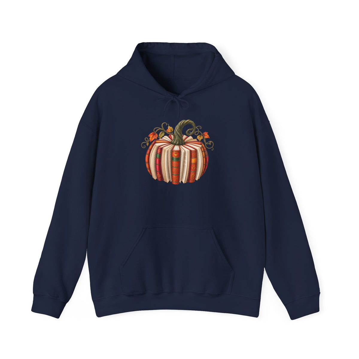 Book Lover Pumpkin Hoodie – Cozy Fall Pumpkin Sweatshirt for Autumn Decor
