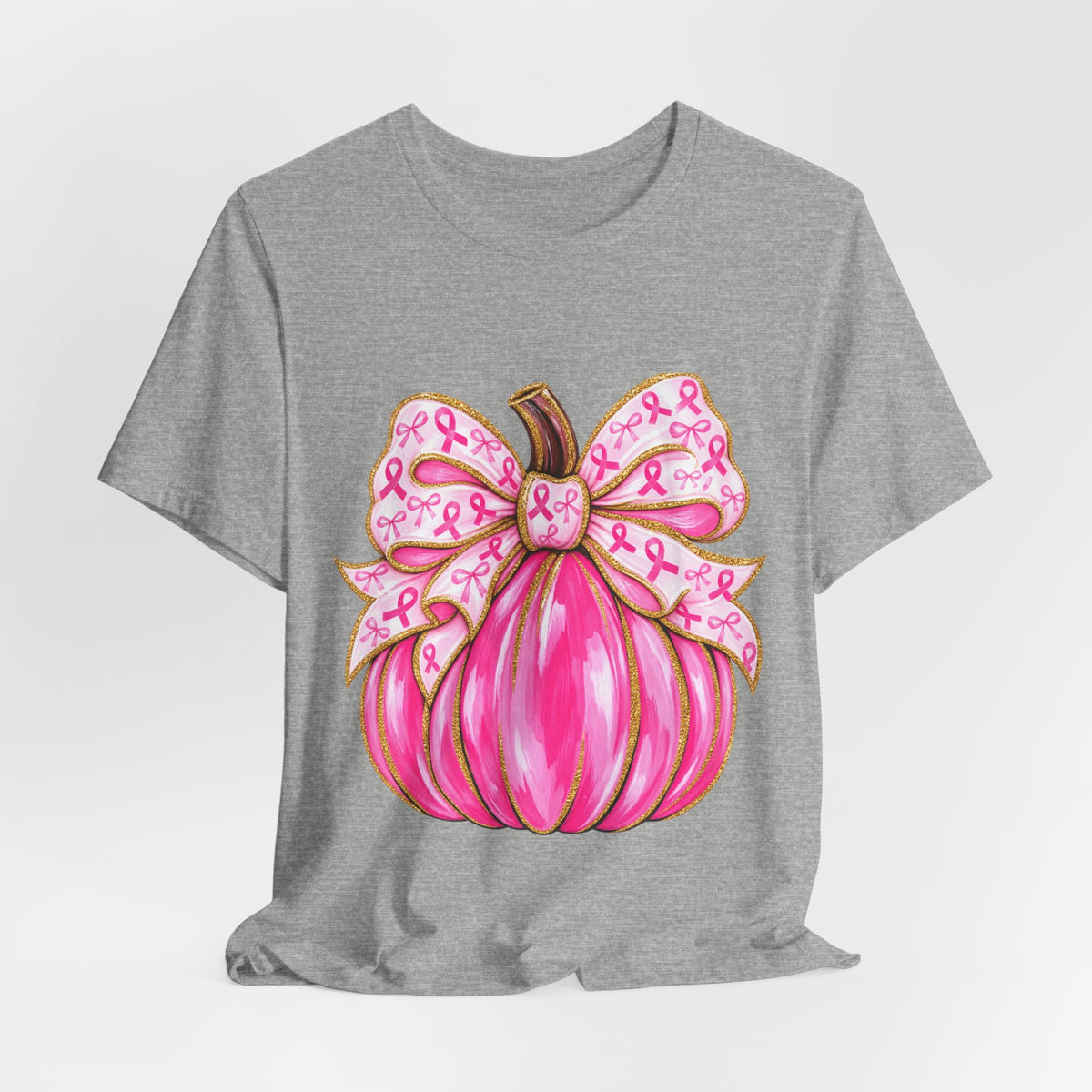 Breast Cancer Awareness Pink Pumpkin Tee