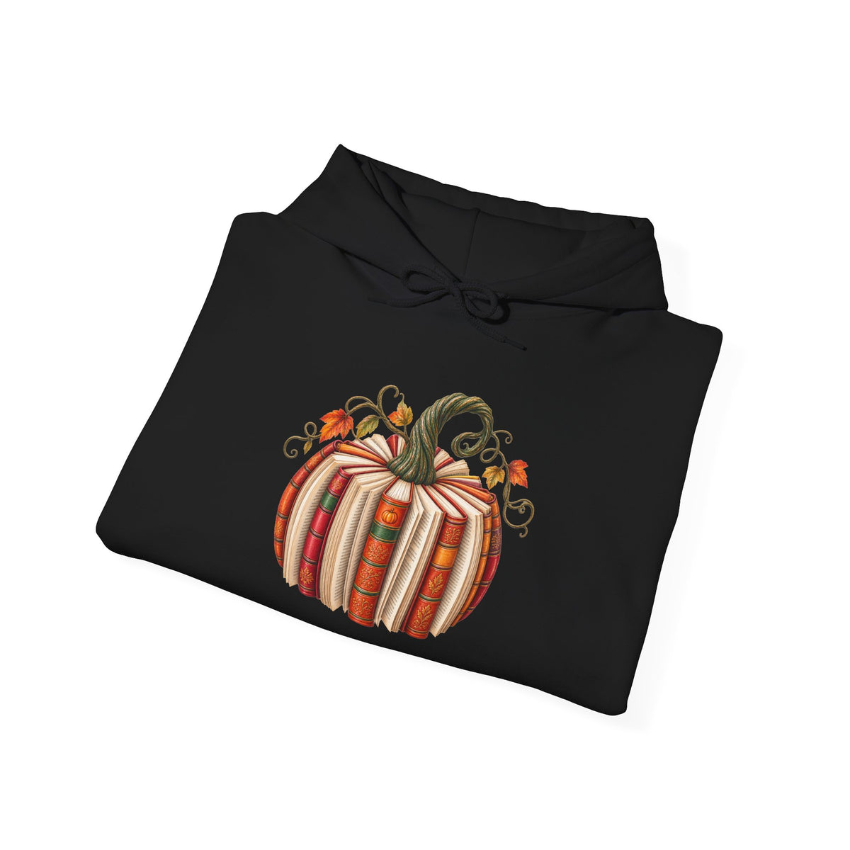 Book Lover Pumpkin Hoodie – Cozy Fall Pumpkin Sweatshirt for Autumn Decor