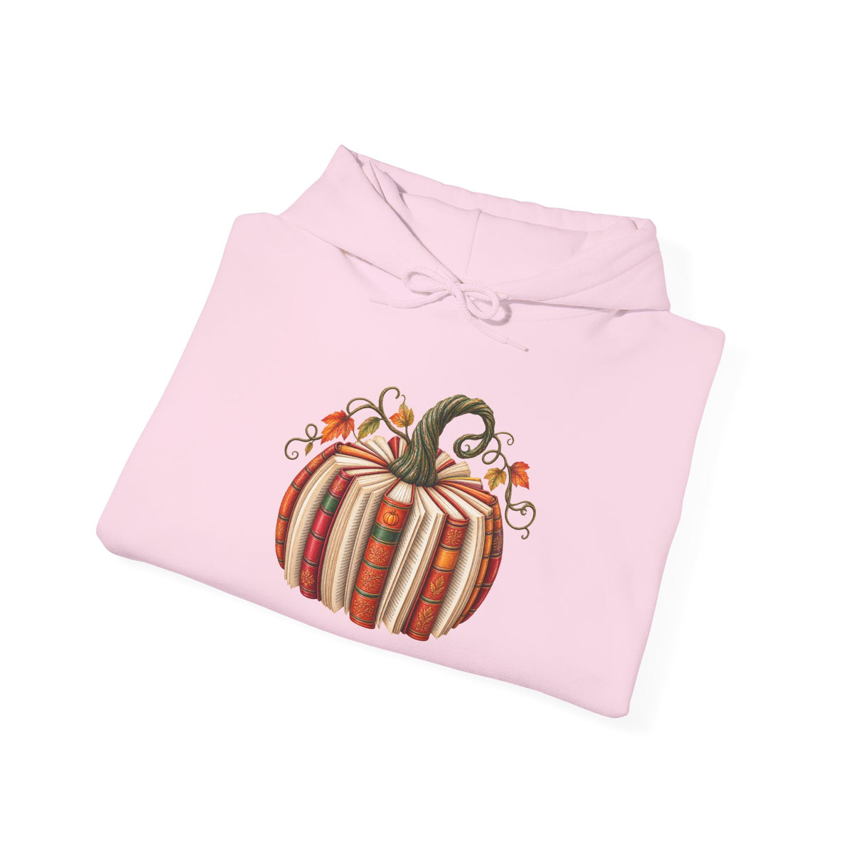 Book Lover Pumpkin Hoodie – Cozy Fall Pumpkin Sweatshirt for Autumn Decor